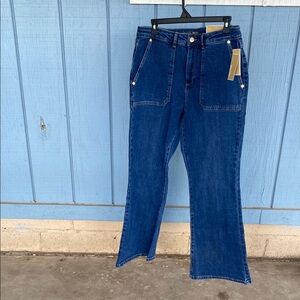 MICHAEL Michael Kors Selma Flare Higher Rise Jeans